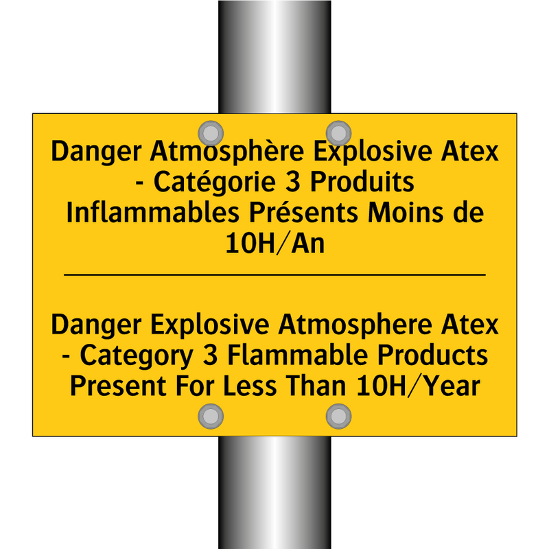 Danger Atmosphère Explosive Atex  /.../ - Danger Explosive Atmosphere Atex  /.../