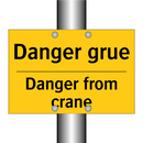 Danger grue - Danger from crane