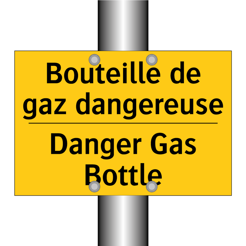 Bouteille de gaz dangereuse - Danger Gas Bottle