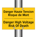 Danger Haute Tension Risque de  /.../ - Danger High Voltage Risk Of Death /.../