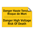 Danger Haute Tension Risque de  /.../ - Danger High Voltage Risk Of Death /.../