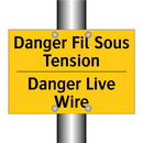 Danger Fil Sous Tension - Danger Live Wire