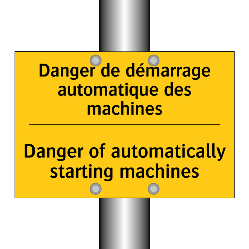 Danger de démarrage automatique  /.../ - Danger of automatically starting  /.../