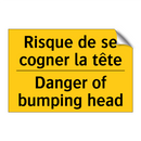 Risque de se cogner la tête - Danger of bumping head