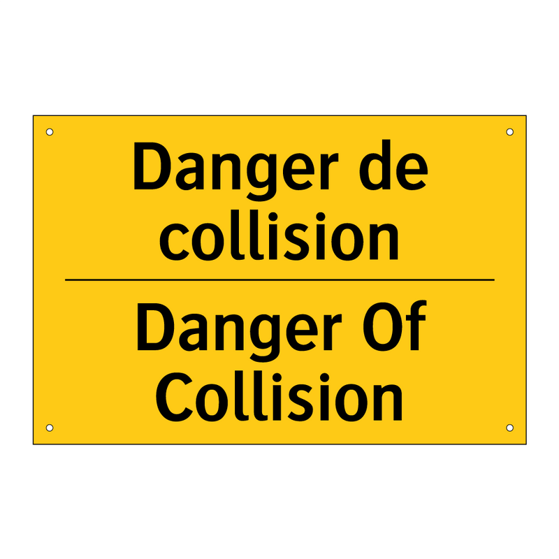 Danger de collision - Danger Of Collision