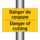 Danger de coupure - Danger of cutting