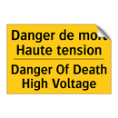 Danger de mort Haute tension - Danger Of Death High Voltage