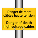 Danger de mort câbles haute tension /.../ - Danger of death high voltage cables /.../
