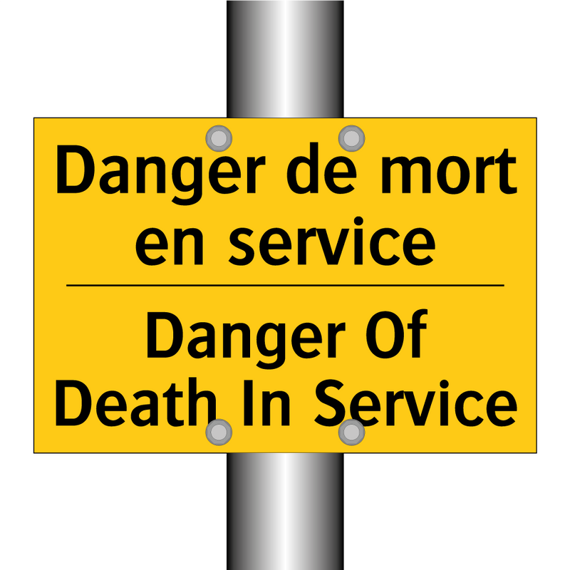 Danger de mort en service - Danger Of Death In Service