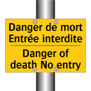 Danger de mort Entrée interdite /.../ - Danger of death No entry