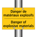 Danger de matériaux explosifs - Danger of explosive materials