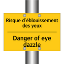 Risque d'éblouissement des yeux /.../ - Danger of eye dazzle