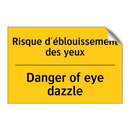 Risque d'éblouissement des yeux /.../ - Danger of eye dazzle