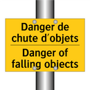 Danger de chute d'objets - Danger of falling objects