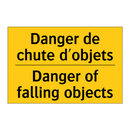 Danger de chute d'objets - Danger of falling objects