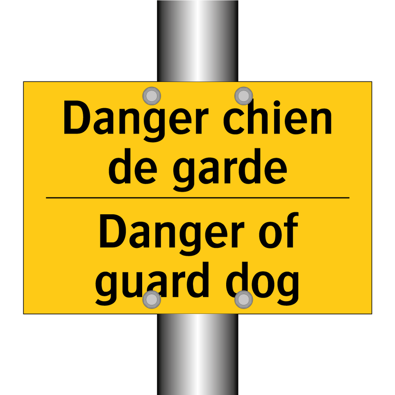 Danger chien de garde - Danger of guard dog