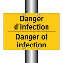 Danger d'infection - Danger of infection