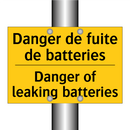 Danger de fuite de batteries - Danger of leaking batteries