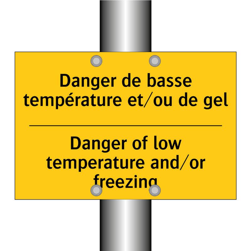 Danger de basse température et/ou  /.../ - Danger of low temperature and/or  /.../