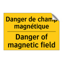 Danger de champ magnétique - Danger of magnetic field
