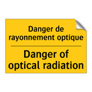 Danger de rayonnement optique - Danger of optical radiation