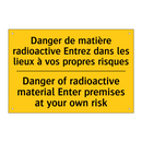 Danger de matière radioactive  /.../ - Danger of radioactive material  /.../