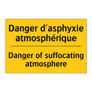 Danger d'asphyxie atmosphérique /.../ - Danger of suffocating atmosphere /.../