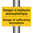 Danger d'asphyxie atmosphérique /.../ - Danger of suffocating atmosphere /.../