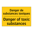 Danger de substances toxiques - Danger of toxic substances