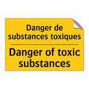 Danger de substances toxiques - Danger of toxic substances