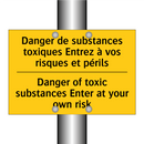 Danger de substances toxiques  /.../ - Danger of toxic substances Enter  /.../
