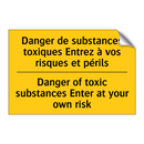 Danger de substances toxiques  /.../ - Danger of toxic substances Enter  /.../