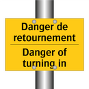 Danger de retournement - Danger of turning in