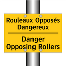Rouleaux Opposés Dangereux - Danger Opposing Rollers