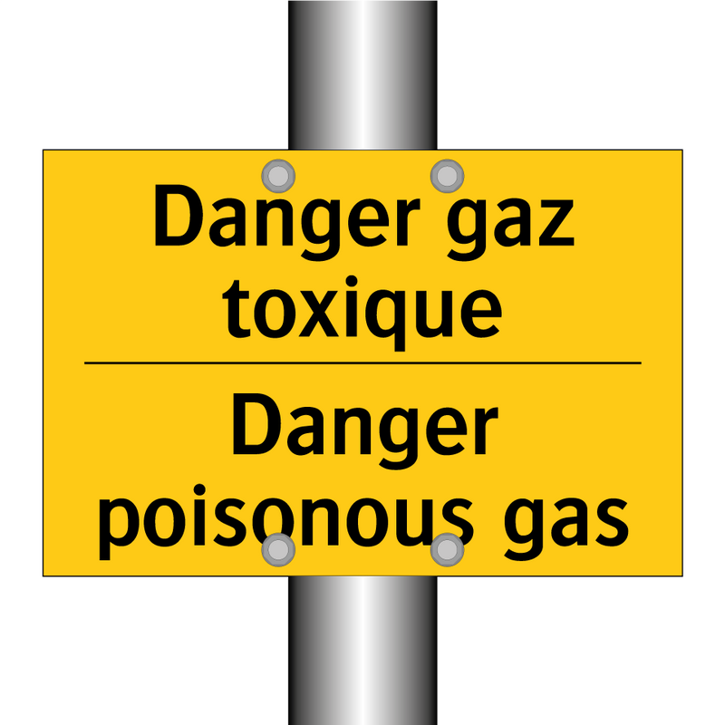 Danger gaz toxique - Danger poisonous gas