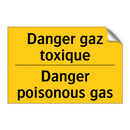 Danger gaz toxique - Danger poisonous gas