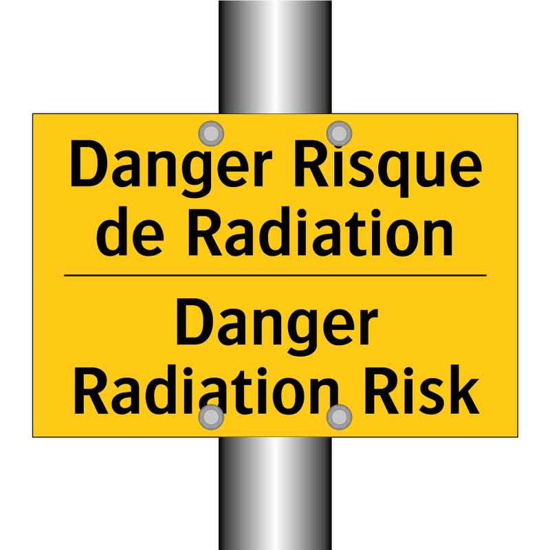 Danger Risque de Radiation - Danger Radiation Risk