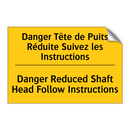 Danger Tête de Puits Réduite Suivez  /.../ - Danger Reduced Shaft Head Follow  /.../