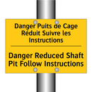 Danger Puits de Cage Réduit Suivre  /.../ - Danger Reduced Shaft Pit Follow  /.../