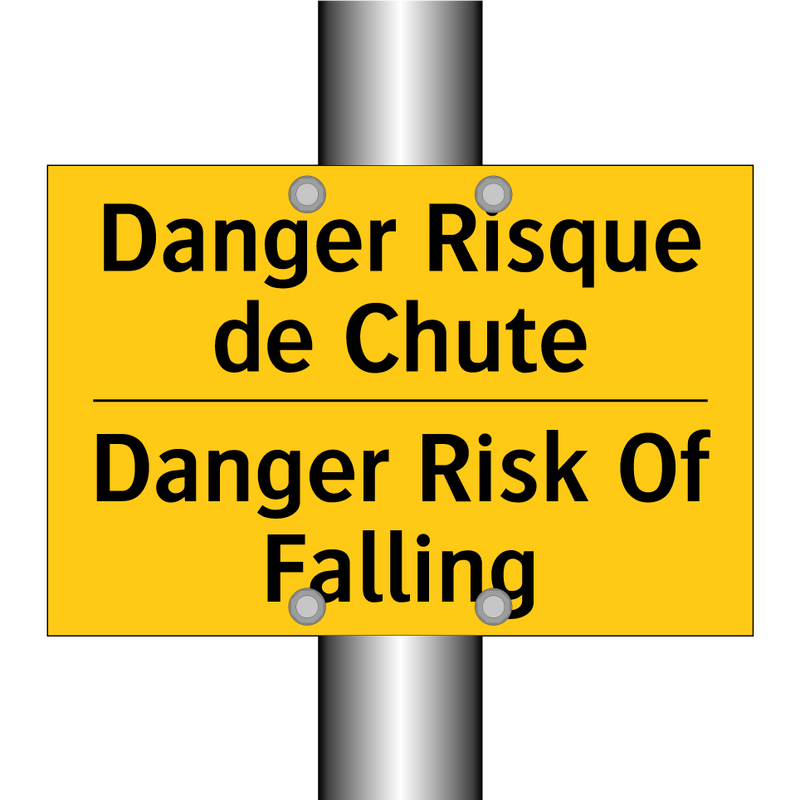 Danger Risque de Chute - Danger Risk Of Falling