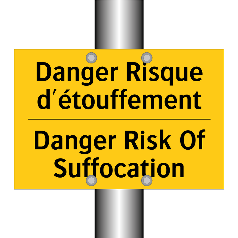 Danger Risque d'étouffement - Danger Risk Of Suffocation