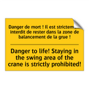 Danger de mort ! Il est strictement  /.../ - Danger to life! Staying in the  /.../