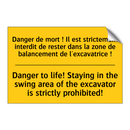 Danger de mort ! Il est strictement  /.../ - Danger to life! Staying in the  /.../