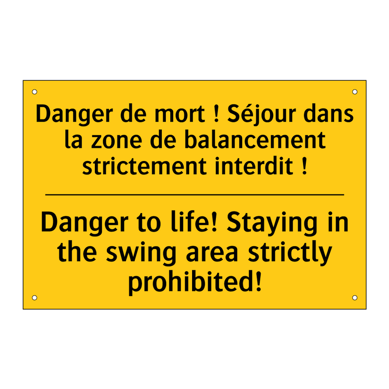 Danger de mort ! Séjour dans la  /.../ - Danger to life! Staying in the  /.../