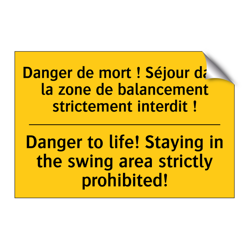 Danger de mort ! Séjour dans la  /.../ - Danger to life! Staying in the  /.../