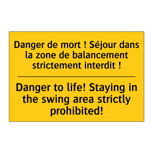 Danger de mort ! Séjour dans la  /.../ - Danger to life! Staying in the  /.../