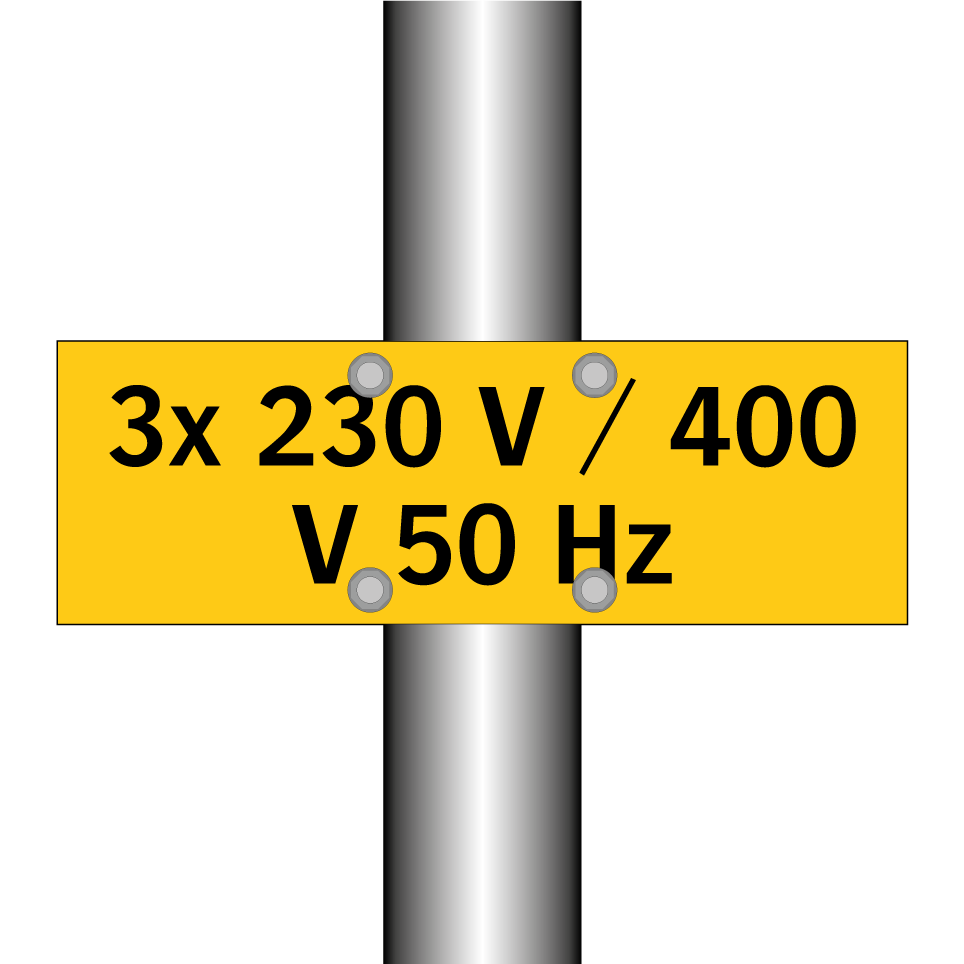 3x 230 V / 400 V 50 Hz