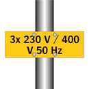 3x 230 V / 400 V 50 Hz