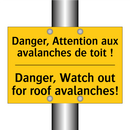 Danger, Attention aux avalanches  /.../ - Danger, Watch out for roof avalanches! /.../