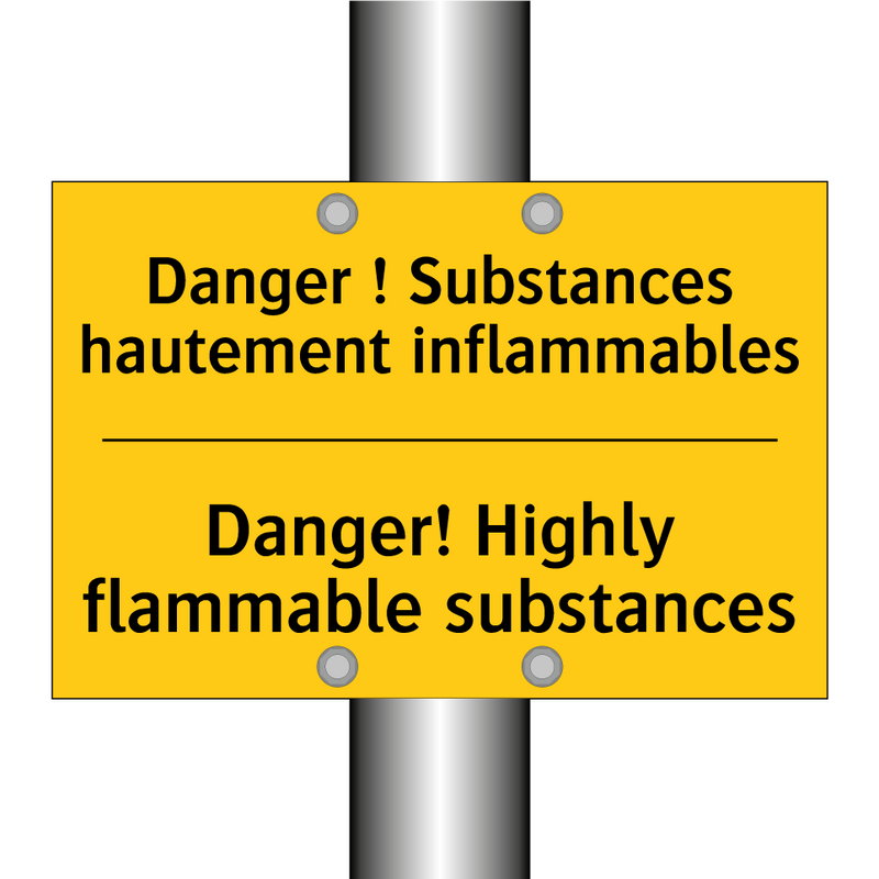 Danger ! Substances hautement  /.../ - Danger! Highly flammable substances /.../
